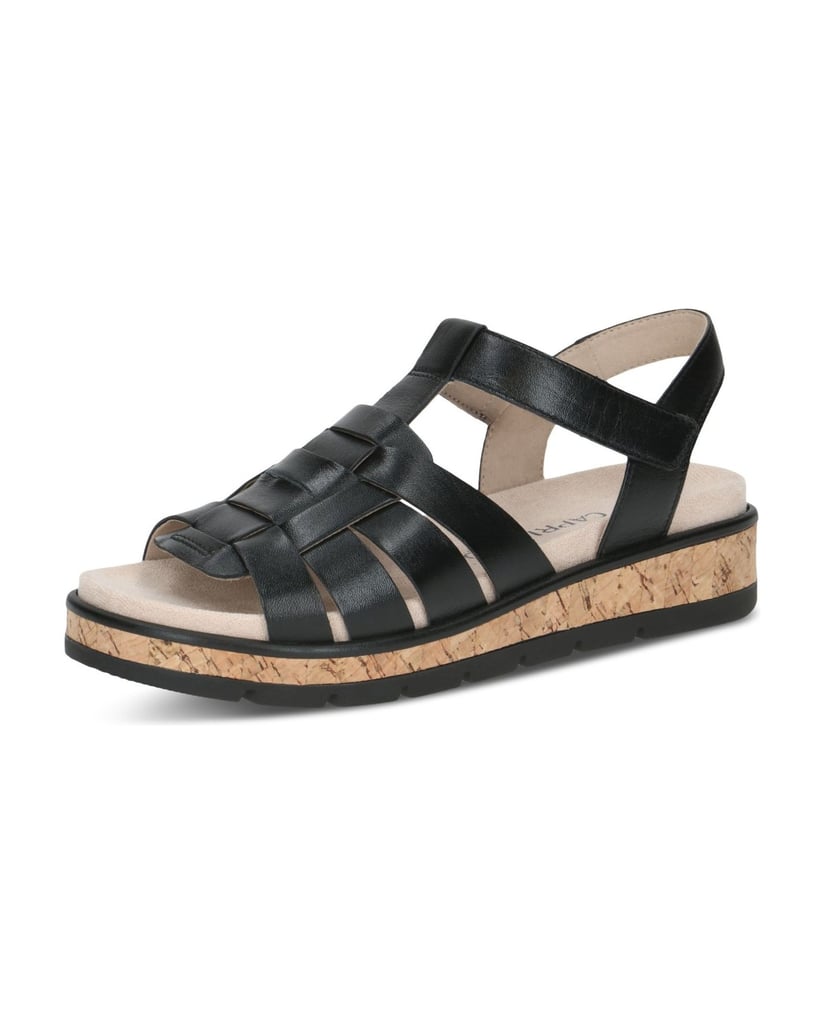 Caprice-Sandale-schwarz