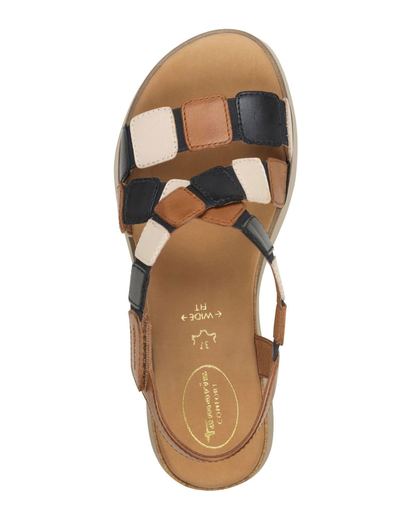 TAMARIS-Sandalette-braun