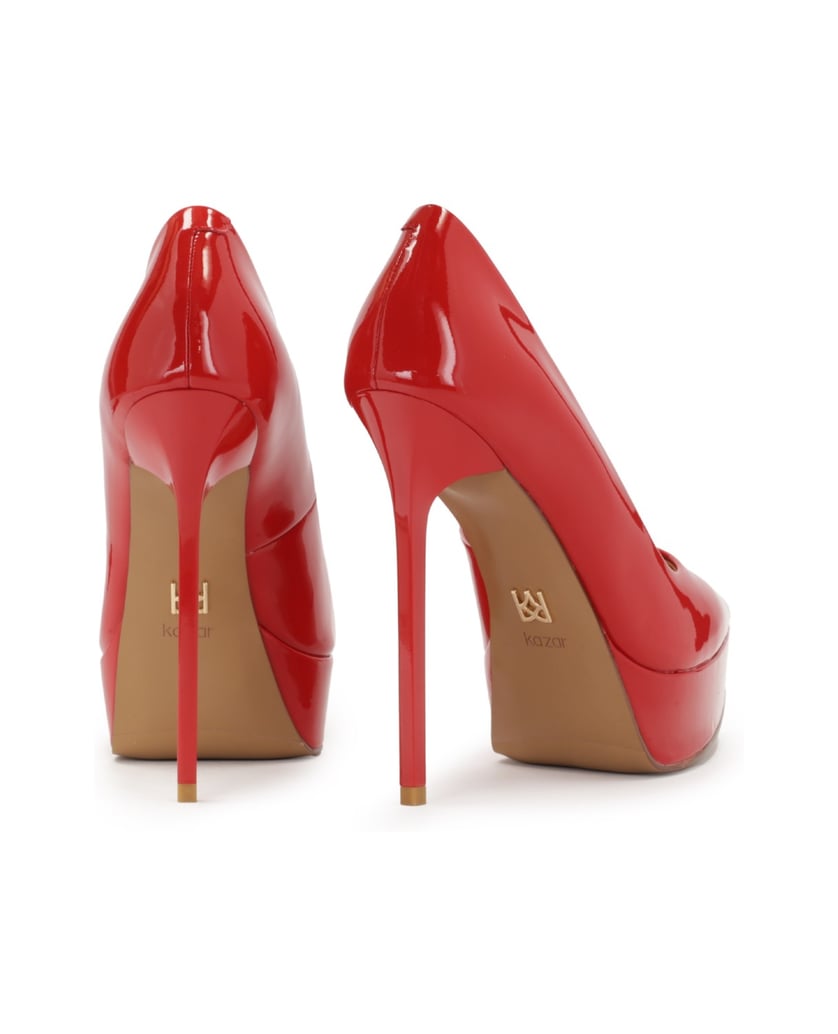 Kazar-Rote-Plateau-Pumps-aus-Lackleder-rot