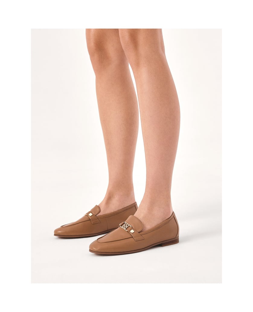 Kazar-Hellbraune-Leder-Slipper-für-Frauen-camel