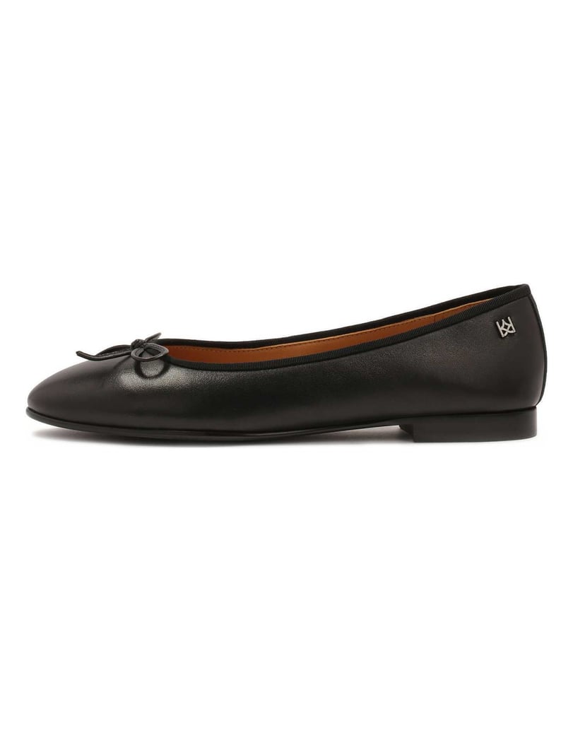 Kazar-Schwarze-minimalistische-Ballerinas-schwarz