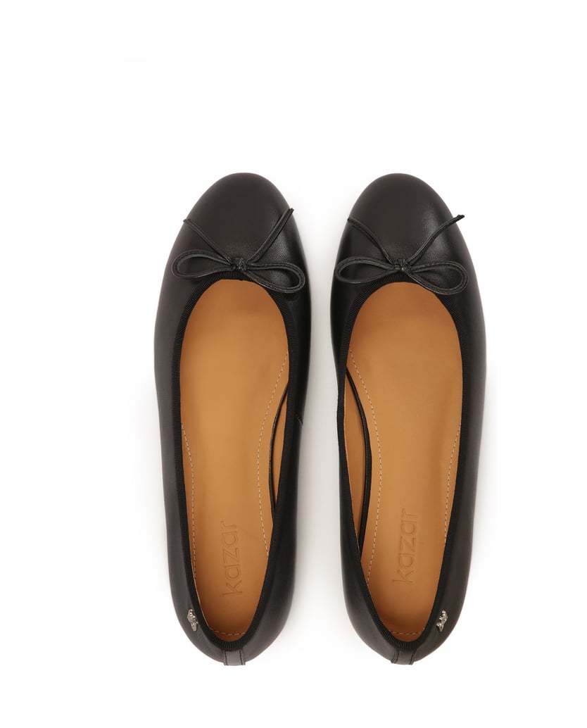 Kazar-Schwarze-minimalistische-Ballerinas-schwarz