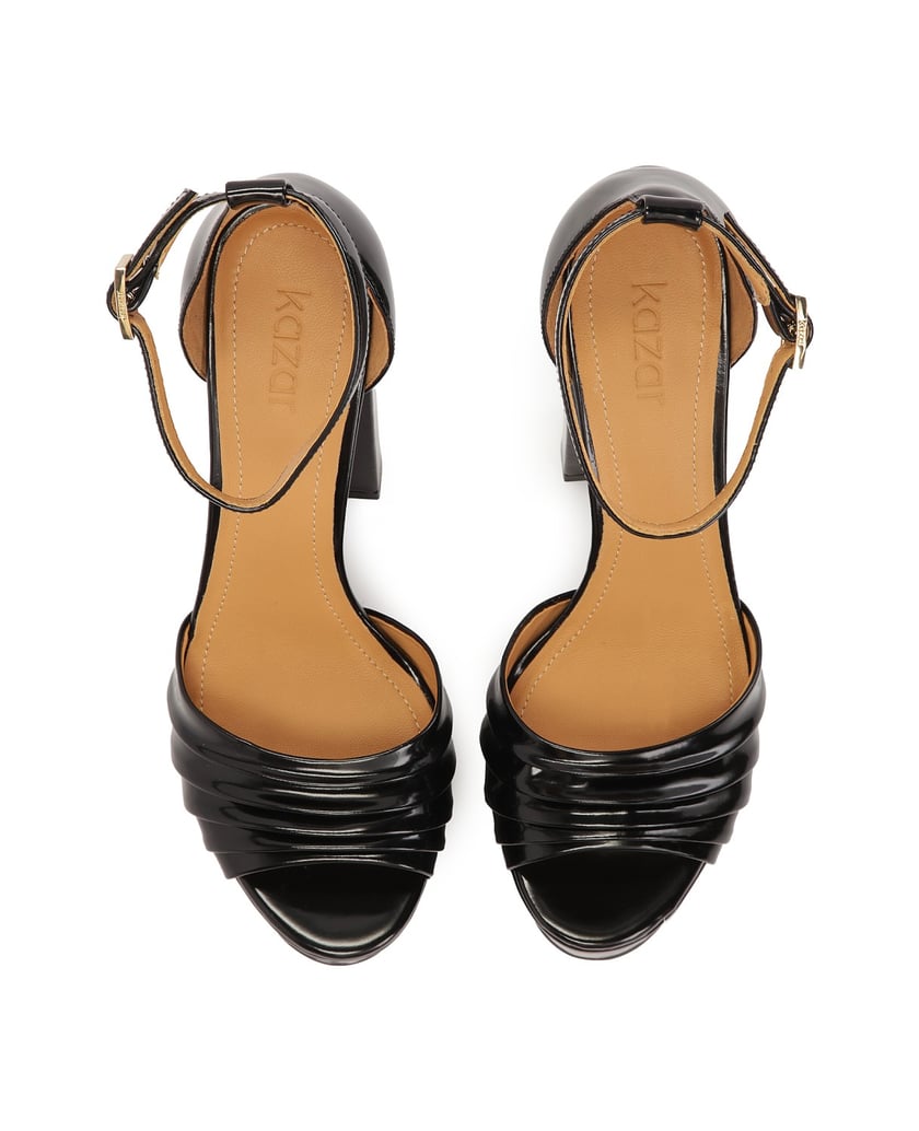 Kazar-Schwarze-Sandalen-mit-breitem-Absatz-und-Plateau-schwarz
