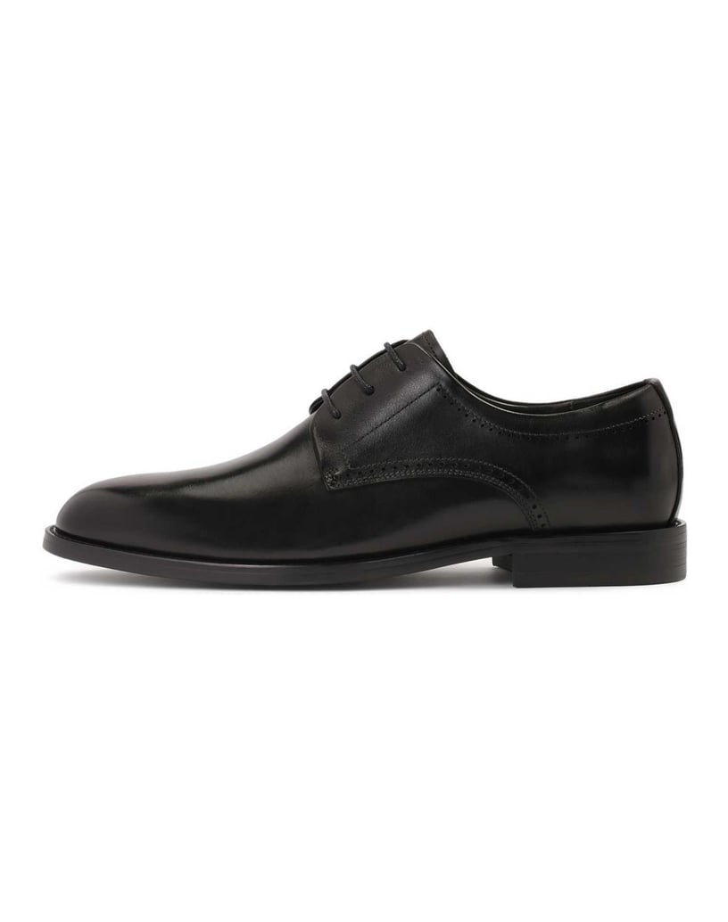 Kazar-Schwarze-Herrenschuhe-mit-dekorativer-Perforation-schwarz