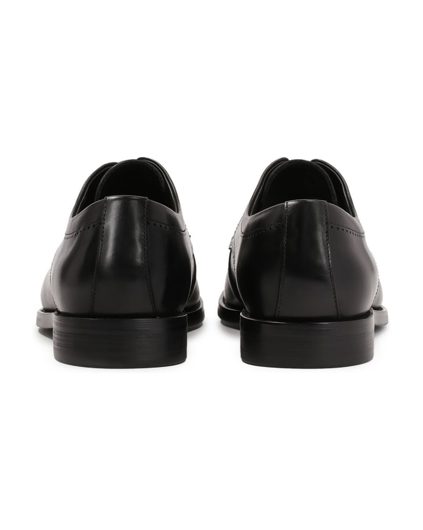 Kazar-Schwarze-Herrenschuhe-mit-dekorativer-Perforation-schwarz