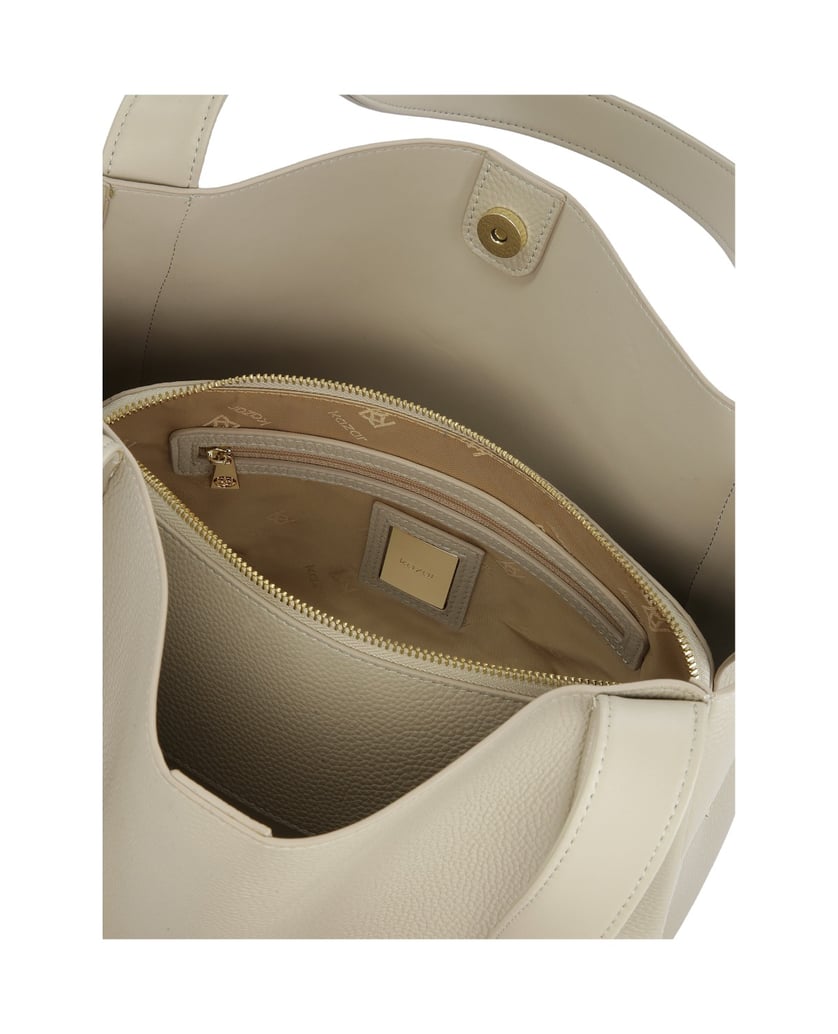 Kazar-Hellgraue-Handtasche-mit-einer-einzigartigen-Form-grau