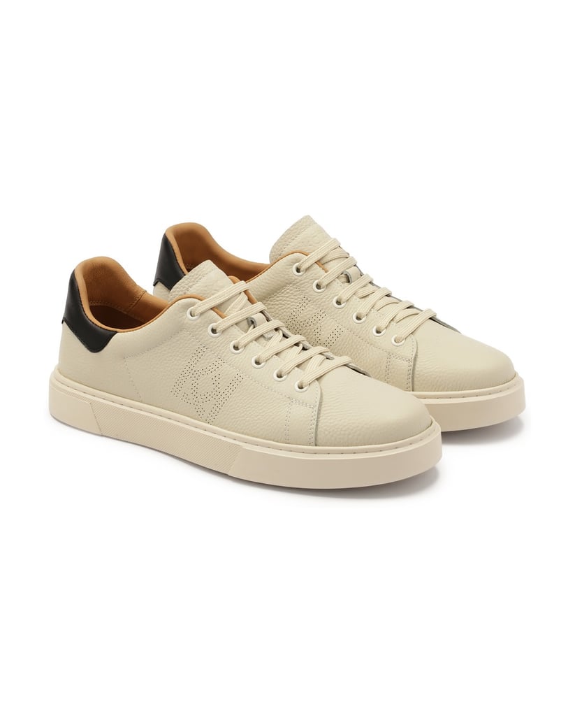 Kazar-Herren-Lederschuhe-mit-Perforationen-weiss