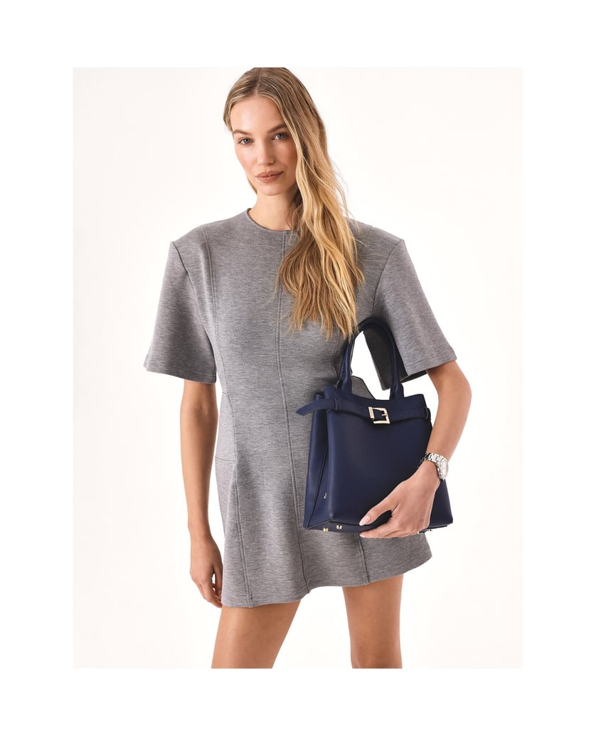 Kazar-Marineblaue-Handtasche-mit-Griffen-und-Riemen-dunkelblau