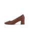 Kazar Klassische braune Pumps mit eckiger Nase braun