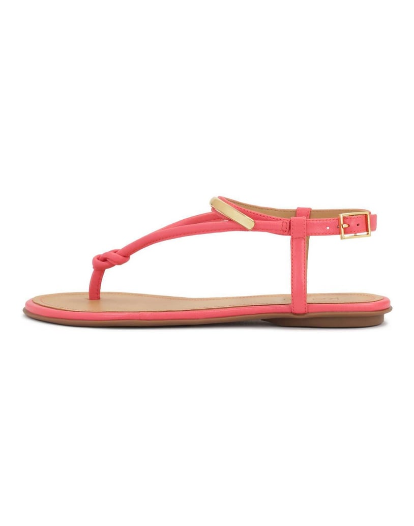 Kazar-Rosa-flache-Sandalen-mit-Metallverzierung-pink