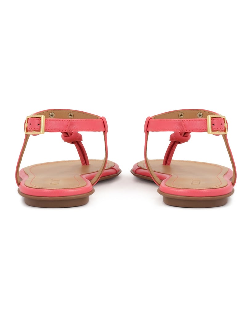 Kazar-Rosa-flache-Sandalen-mit-Metallverzierung-pink