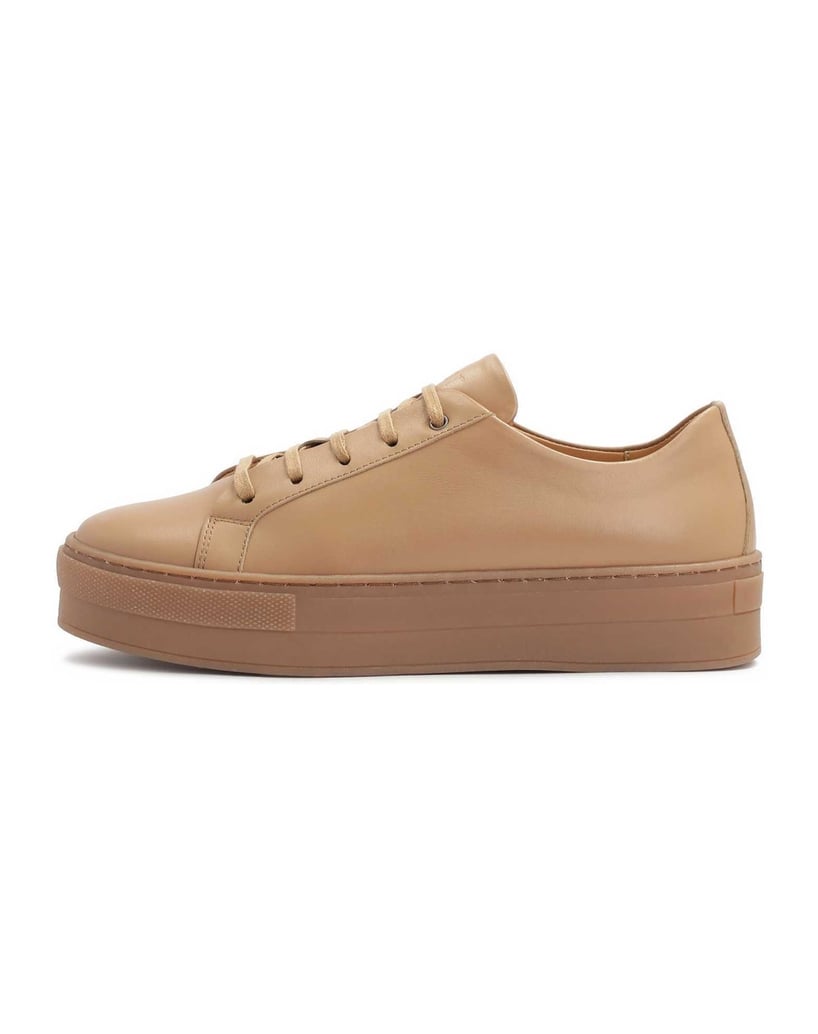 Kazar-Hellbraune-Turnschuhe-mit-dicker-Sohle-camel