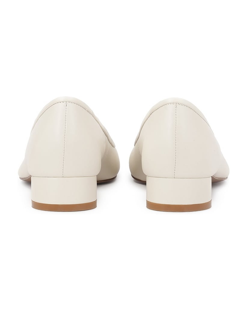 Kazar-Weiße-Pumps-aus-Leder-mit-niedrigen-Absätzen-weiss
