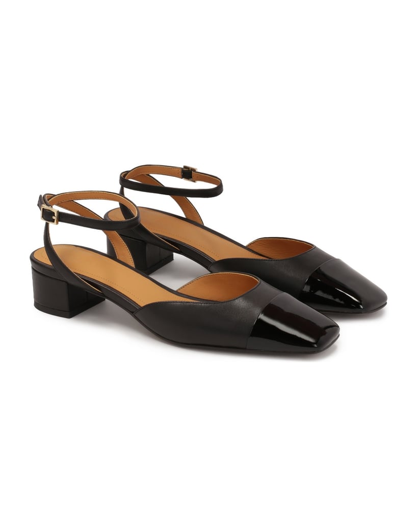 Kazar-Schwarze-Pumps-mit-Wickelriemen-am-Knöchel-schwarz