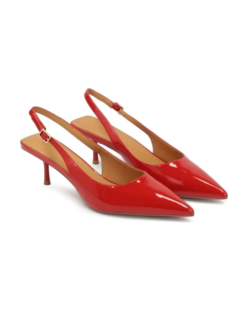 Kazar-Rote-Lacklederpumps-mit-ausgestelltem-Absatz-rot