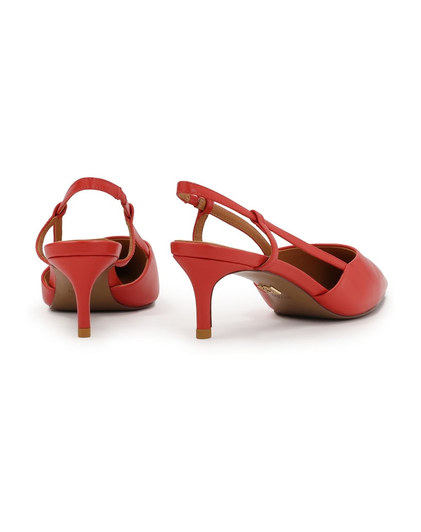 Kazar-Rote-niedrige-Pumps-mit-offenem-Absatz-rot