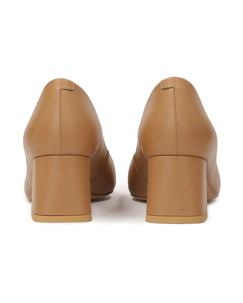 Kazar-Hellbraune-Pumps-mit-breitem-Absatz-camel