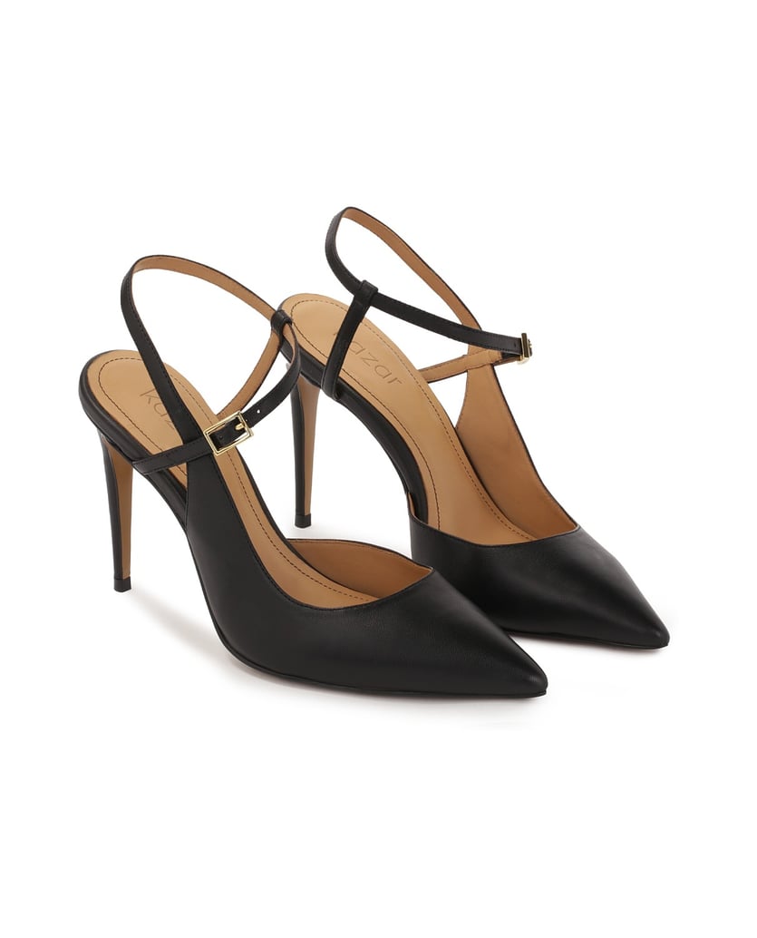 Kazar-Elegante-schwarze-Pumps-mit-ausgeschnittenem-Schaft-schwarz