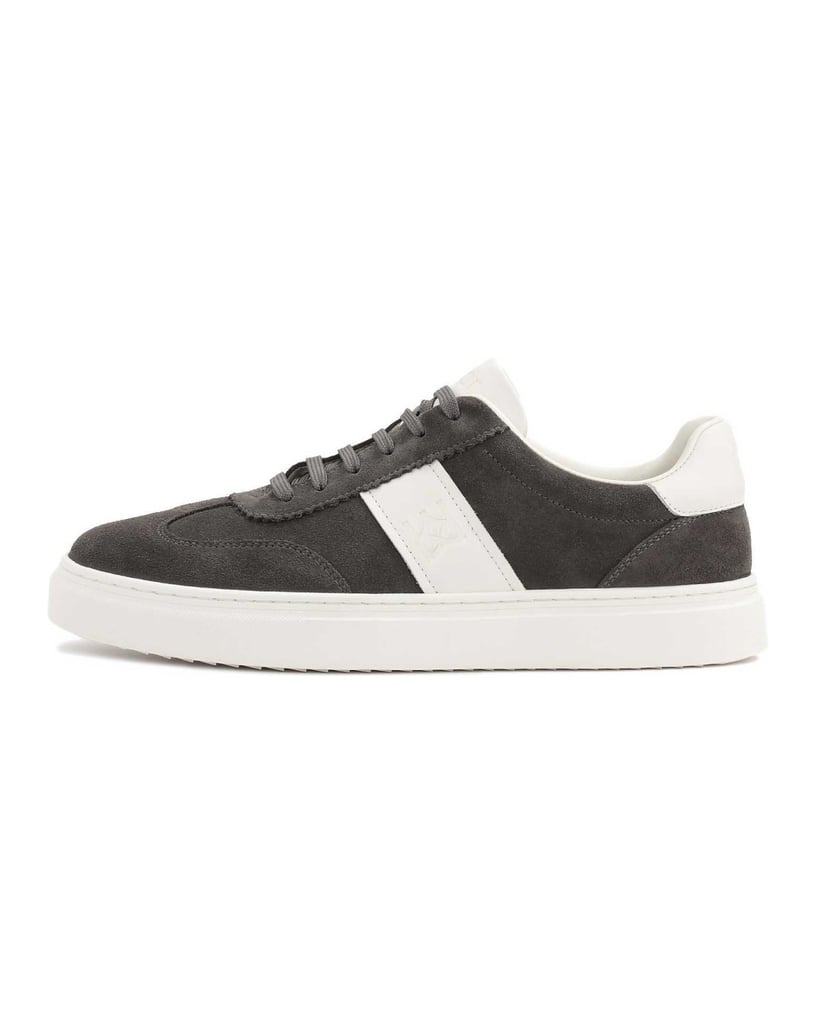 Kazar-Graue-Wildleder-Sneakers-mit-weißen-Einsätzen-grau