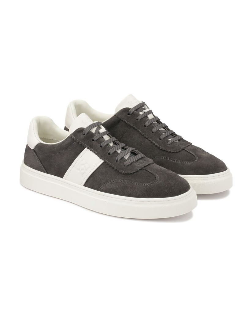 Kazar-Graue-Wildleder-Sneakers-mit-weißen-Einsätzen-grau