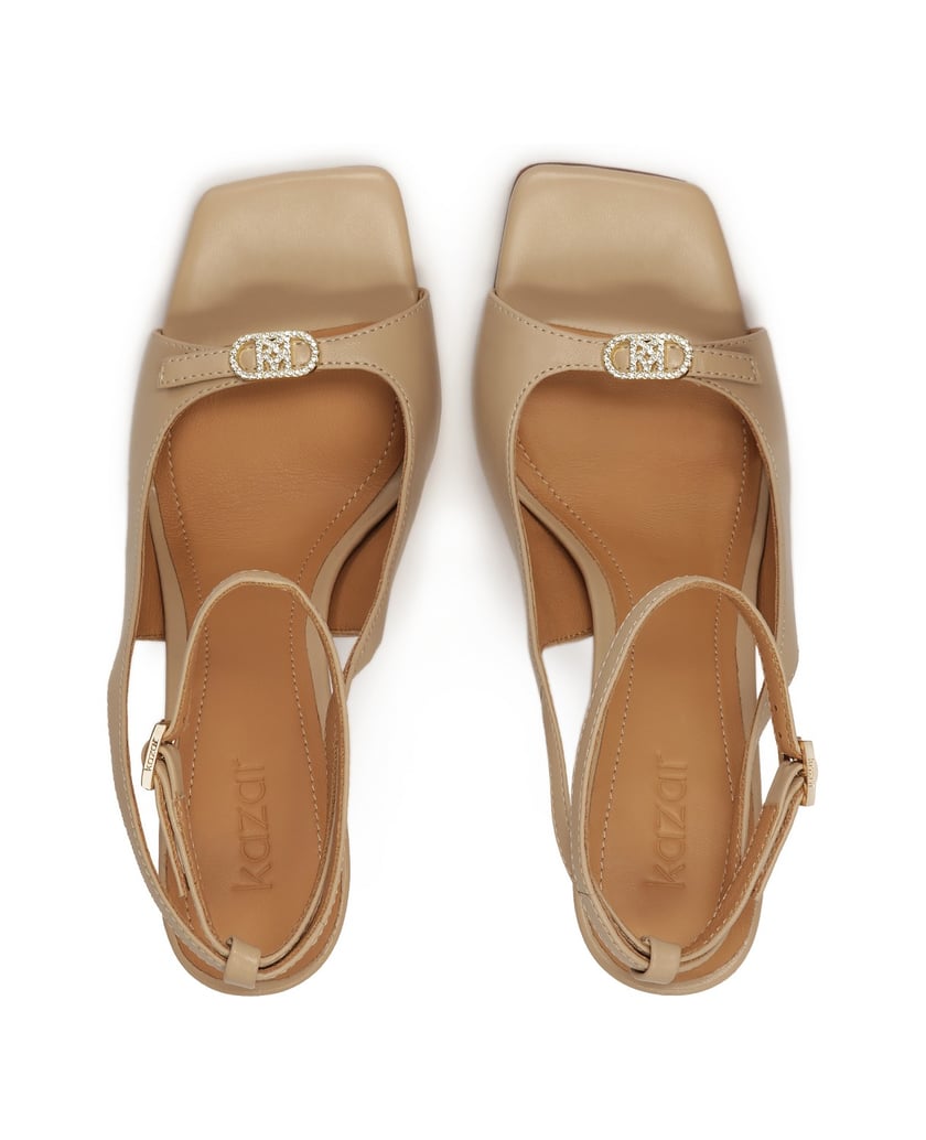 Kazar-Beigefarbene-Sandalen-mit-modischem-Design-beige