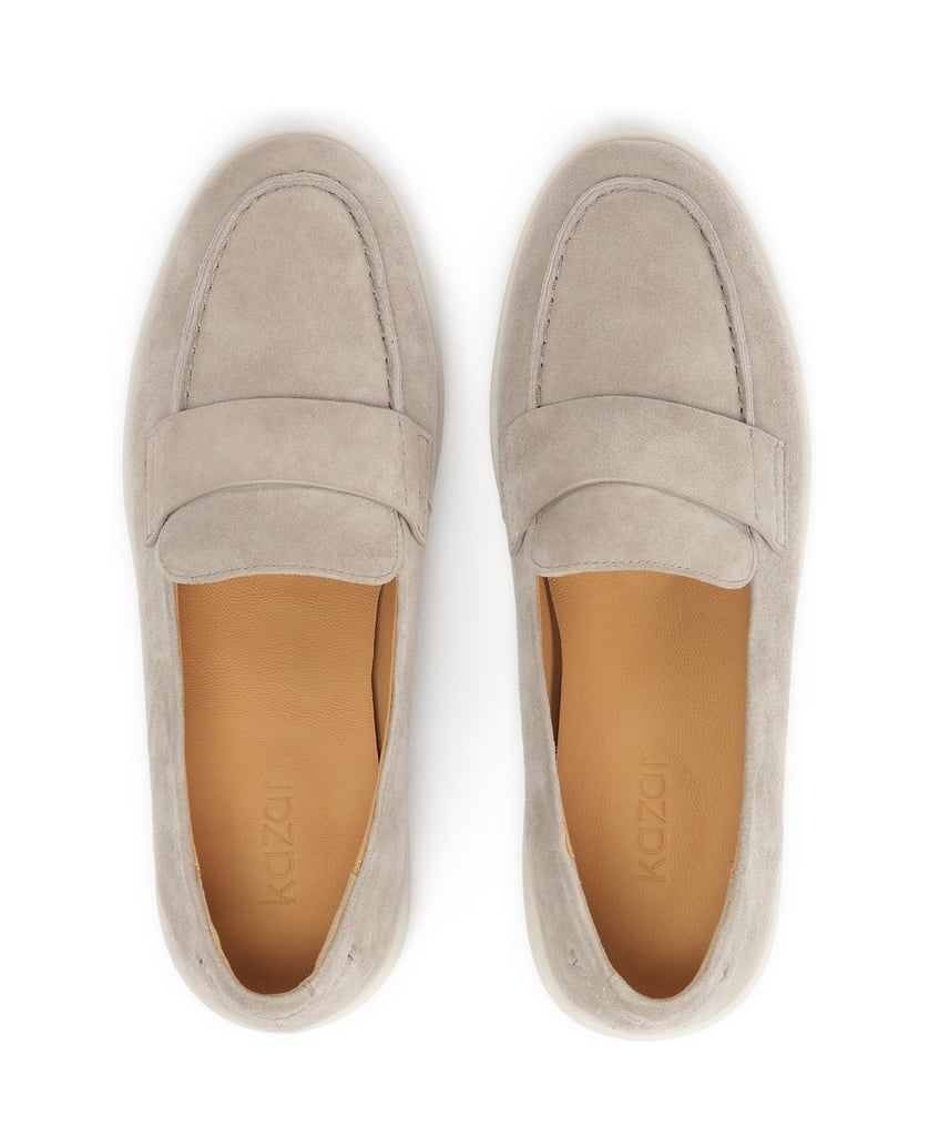 Kazar-Slipper-aus-Wildleder-in-Taupe-taupe