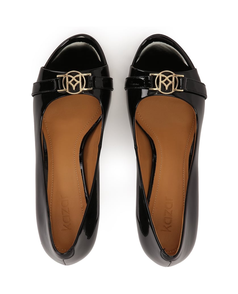 Kazar-Luxuriöse-schwarze-Peep-Toe-Pumps-schwarz
