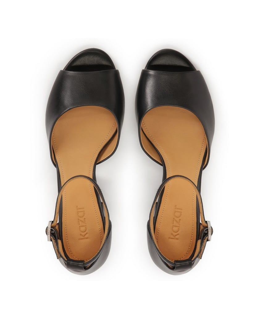 Kazar-Klassische-schwarze-Sandalen-mit-breitem-Riemen-schwarz