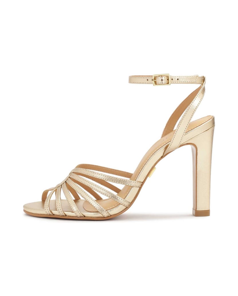 Kazar-Elegante-goldene-Sandalen-mit-bequemem-Absatz-gold