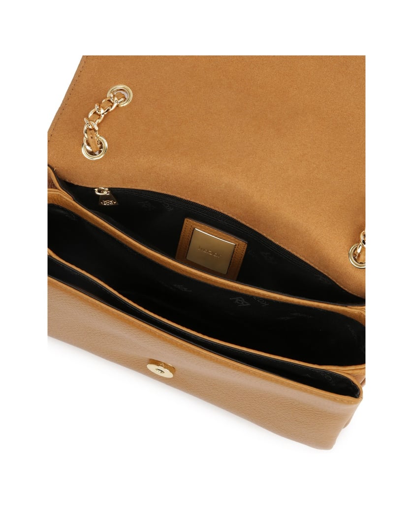 Kazar-Hellbraune-Handtasche-mit-Kreuzstich-camel