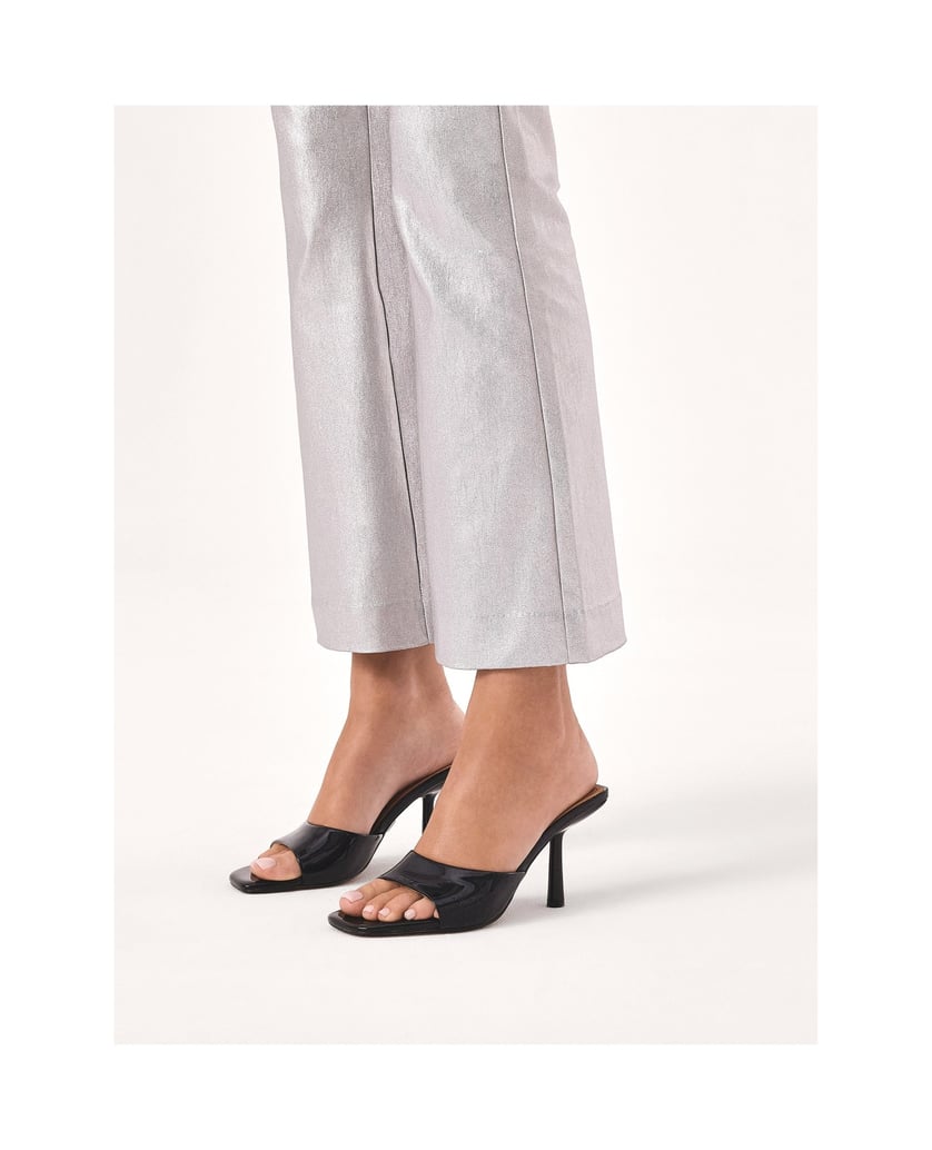 Kazar-Schwarze-Pantoletten-aus-Lackleder-mit-quadratischer-Nase-schwarz