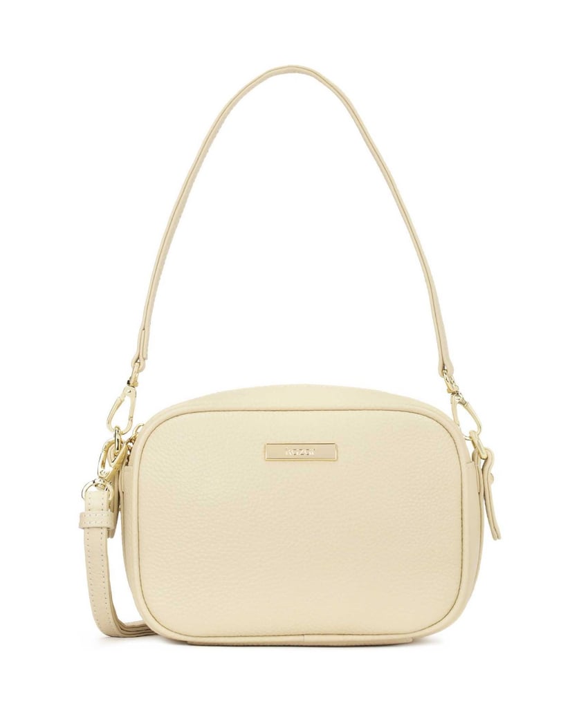 Kazar-Cremefarbene-Lederhandtasche-mit-zwei-eleganten-Griffen-weiss