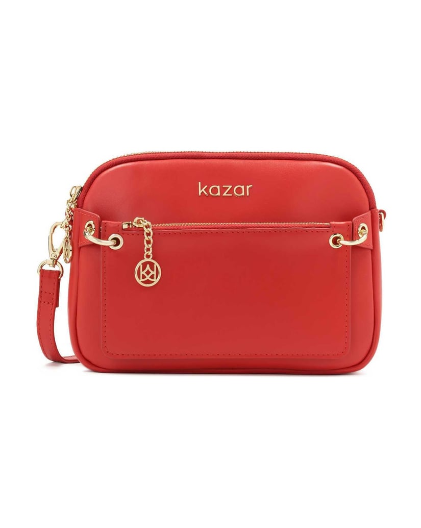 Kazar-Rote-Gürteltasche-mit-abnehmbarem-Etui-rot