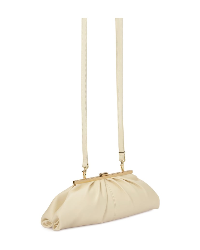 Kazar-Gelegentliche-Clutch-Tasche-aus-cremefarbenem-Leder-weiss