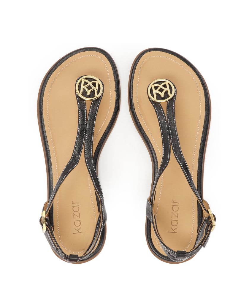 Kazar-Schwarze-Sandalen-schwarz