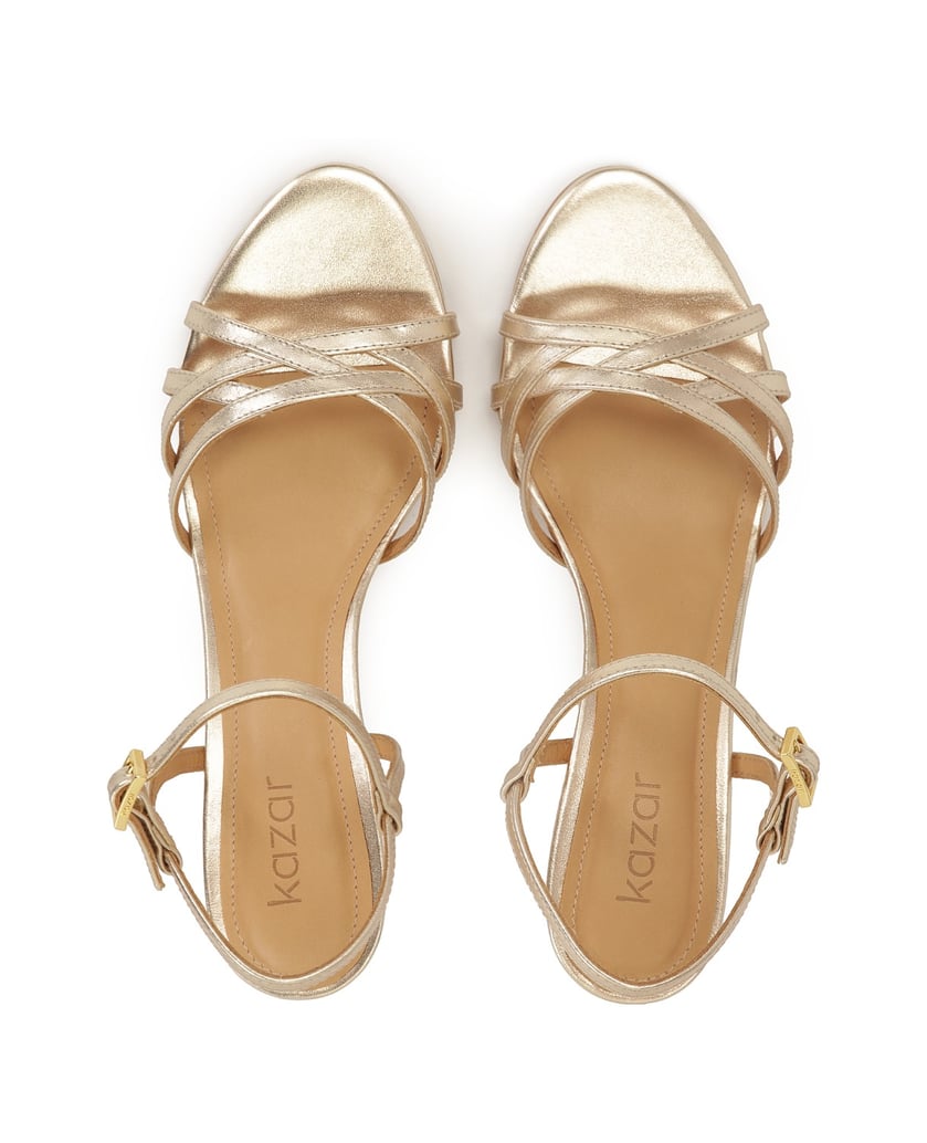 Kazar-Goldene-Sandalen-mit-breitem-Absatz-gold