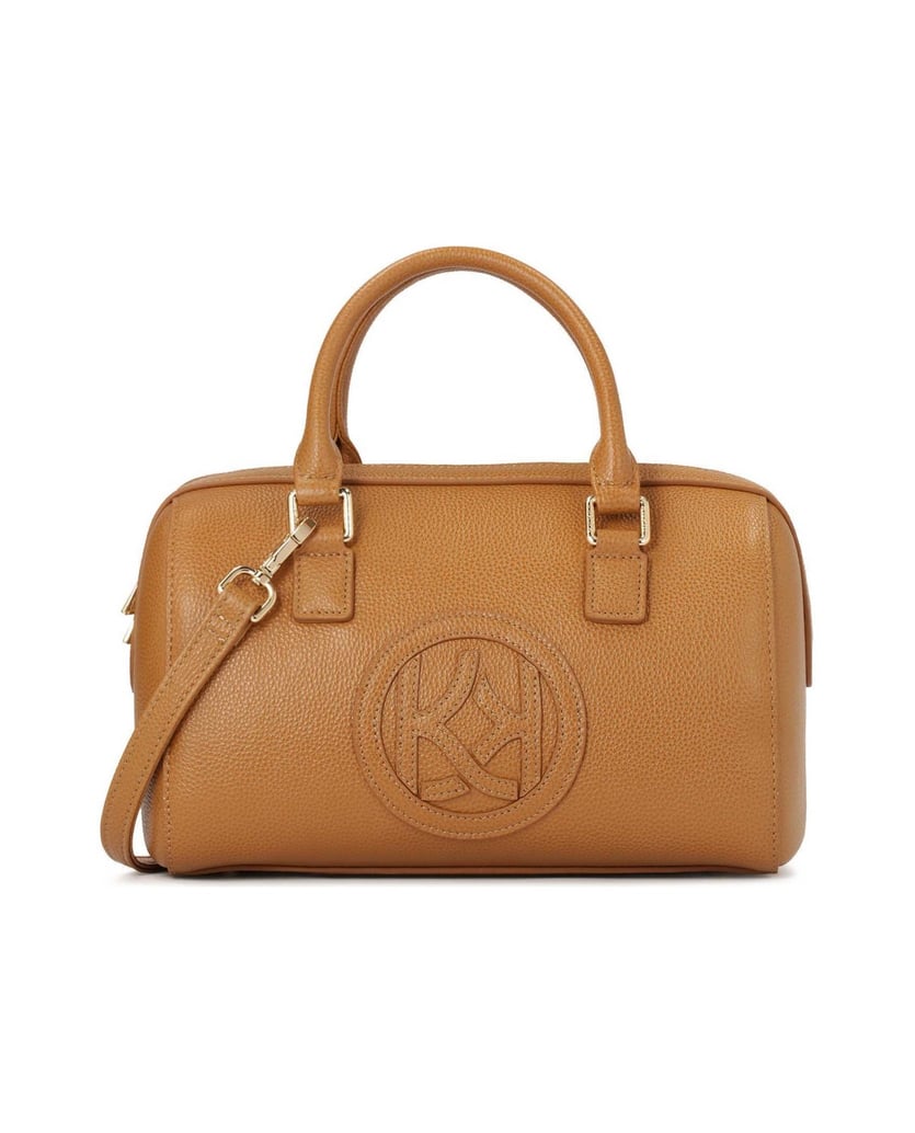 Kazar-Hellbraune-Leder-Kofferhandtasche-camel