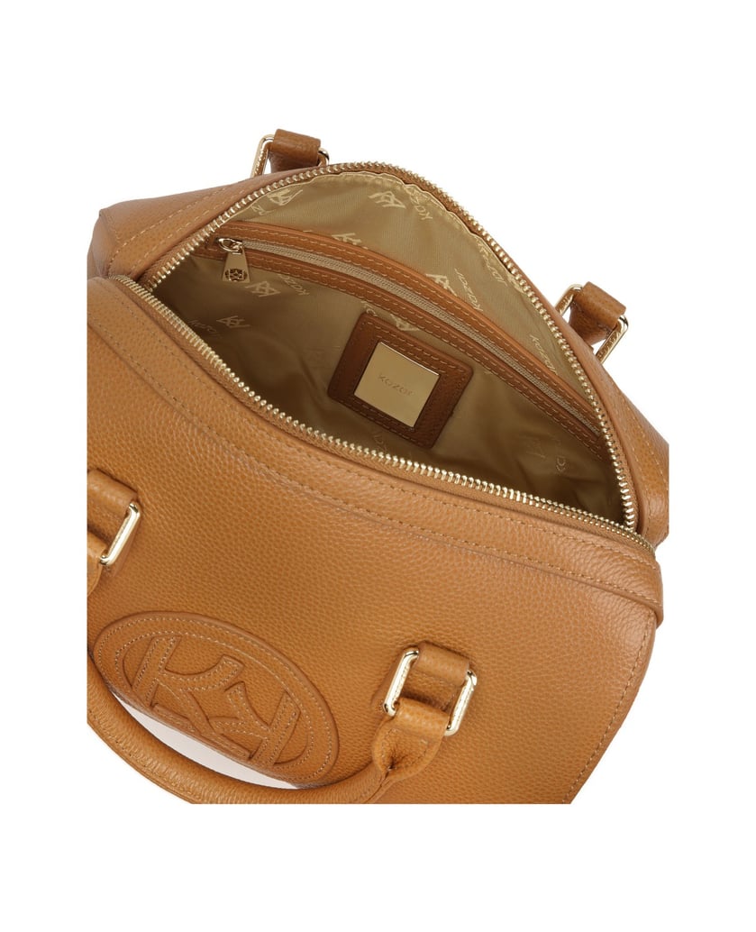 Kazar-Hellbraune-Leder-Kofferhandtasche-camel