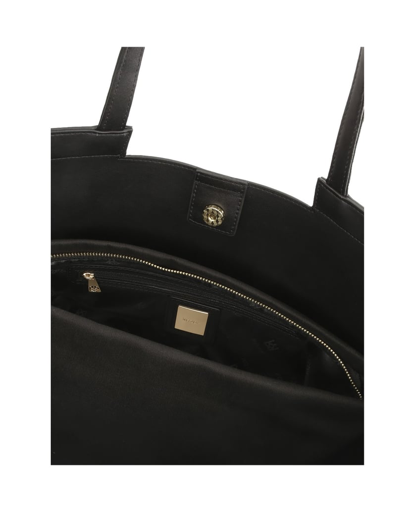 Kazar-Bootstasche-aus-Leder-mit-durchbrochenem-Muster-schwarz