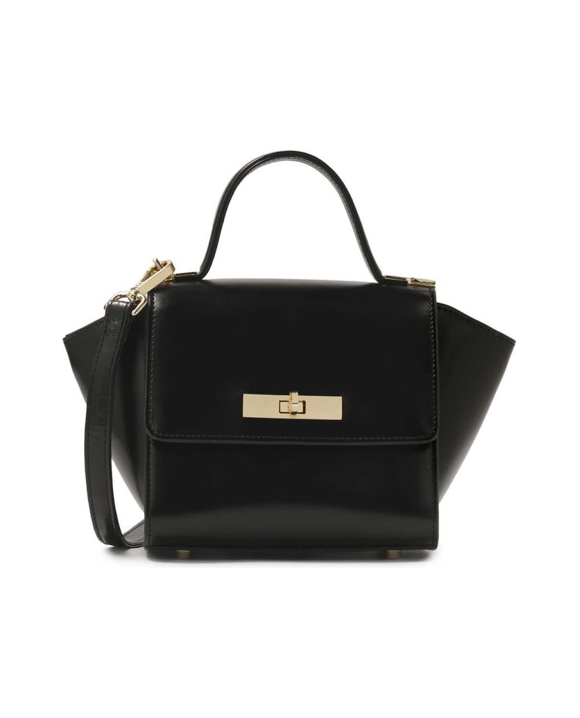 Kazar-Elegante-schwarze-Handtasche-mit-einer-einzigartigen-Form-schwarz