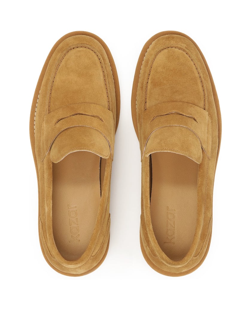 Kazar-Hellbraune-Slipper-aus-Wildleder-camel