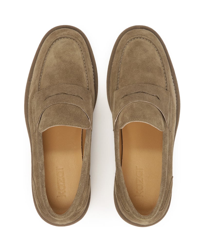 Kazar-Herren-Slipper-aus-Wildleder-taupe