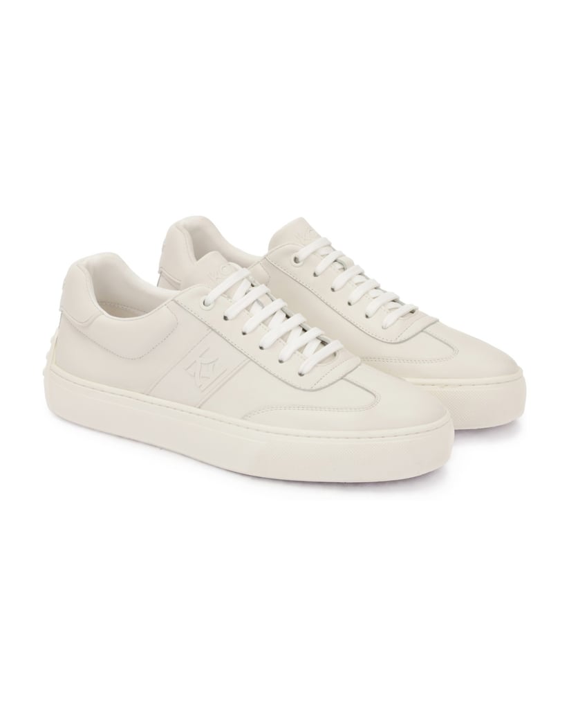 Kazar-Herren-Turnschuhe-in-gebrochener-weißer-Farbe-weiss