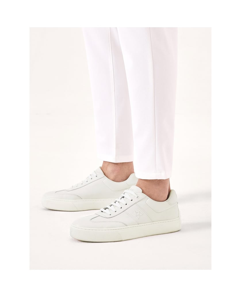 Kazar-Herren-Turnschuhe-in-gebrochener-weißer-Farbe-weiss