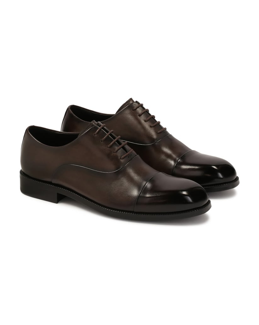 Kazar-Klassische-braune-Toe-cap-oxfords-braun