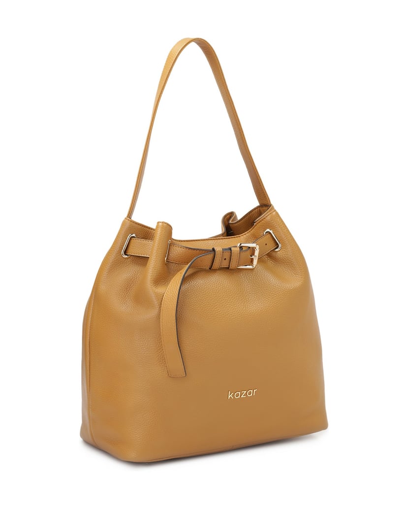 Kazar-Locker-sitzende-Lederhandtasche-camel
