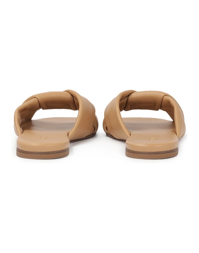 Kazar-Beigefarbene-Pantoletten-mit-weichen-Riemen-beige