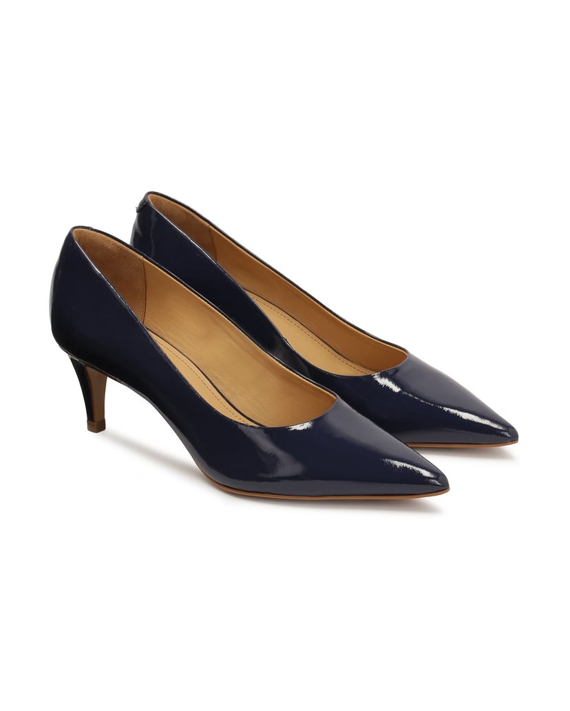 Kazar-Marineblaue-Pumps-aus-Lackleder-dunkelblau