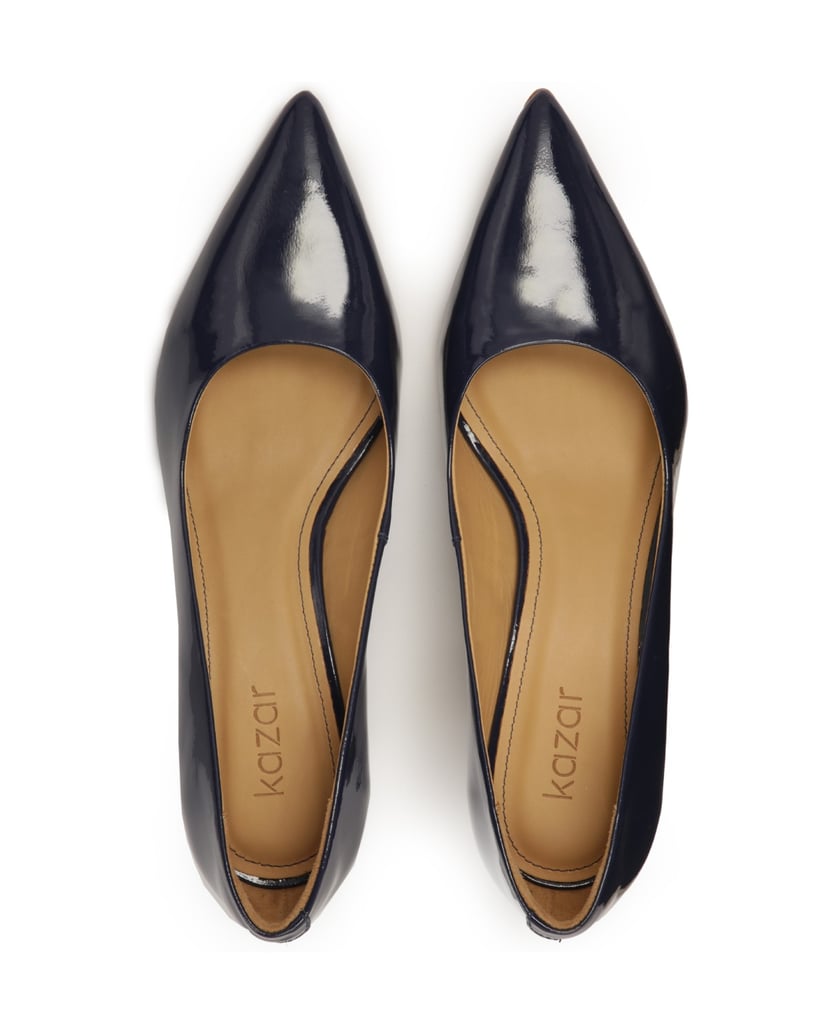 Kazar-Marineblaue-Pumps-aus-Lackleder-dunkelblau