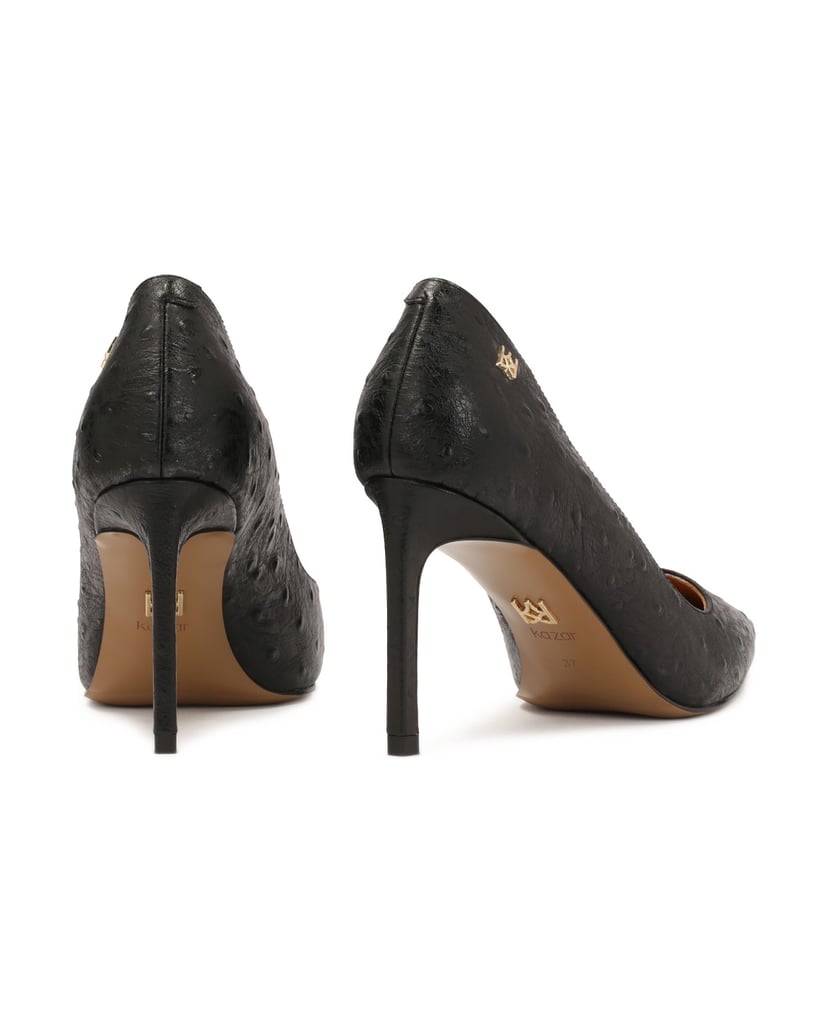 Kazar-Elegante-schwarze-Pumps-mit-geprägtem-Muster-schwarz